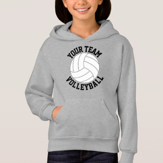 Custom Volleyball Team Name, Player Name & Number Hoodie
