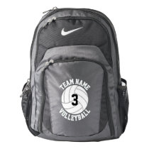 Custom Volleyball Team Name & Player Number Sports Backpack Custom Volleyball Team Name & Player Number Sports Backpack