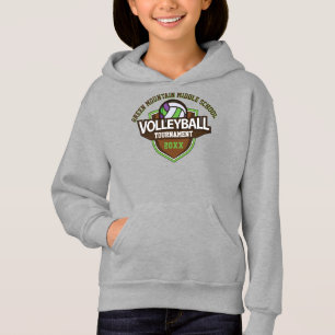 Custom Volleyball Tournament Year Name Number Hoodie