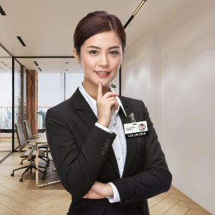 Custom Volunteer Badge Lanyard Event Team Logo