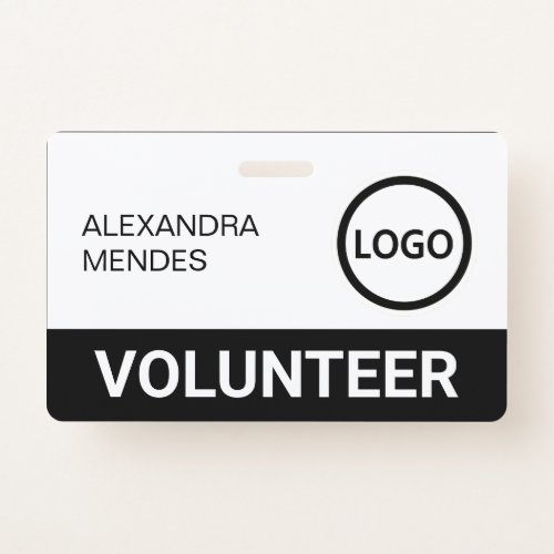 Custom Volunteer Badge Lanyard Event Team Logo