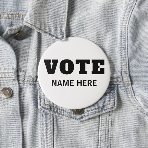 CUSTOM VOTE VOTERS CANDIDATE ELECTION BUTTON