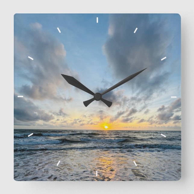 Custom Wall Clock (Add Your Own Photo and/or text) (Front)