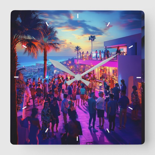 Custom Wall Clock Add Your Own Photo  template (Front)