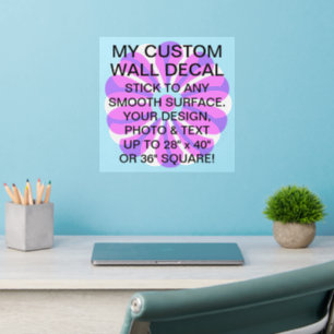 Custom Wall Decal ADVANCED OPAQUE 12" x 12"