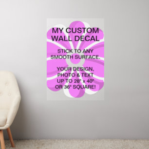 Custom Wall Decal ADVANCED OPAQUE 28" x 40"