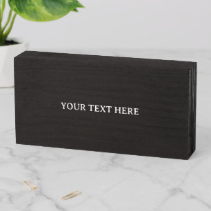 Custom Wall Decor for Home and Office Personalized Wooden Box Sign