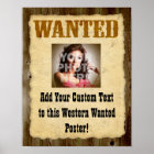 Custom Wanted Poster Old-Time Photo Posters