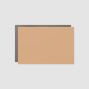 Custom Warm Sand Business Car Magnet