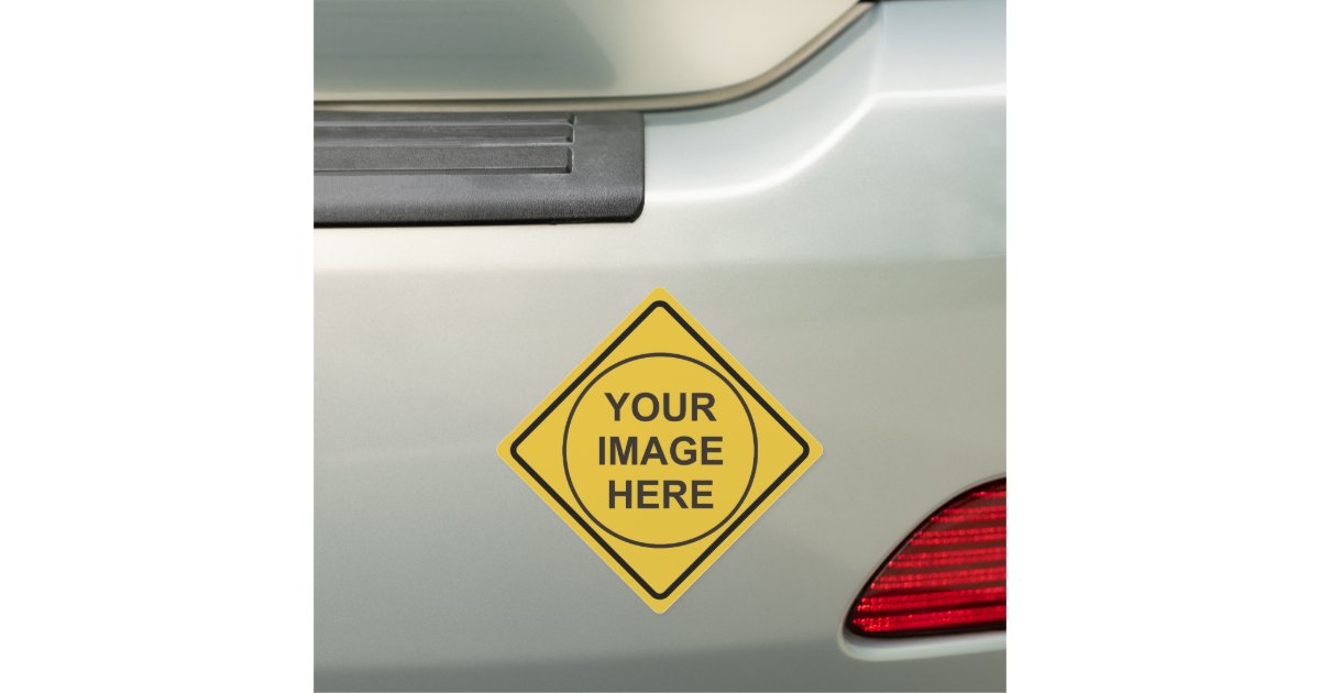 Custom Warning Diamond Sign | Zazzle
