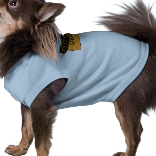 Custom Warning Sign Message Dont Pet Shirt (Side)