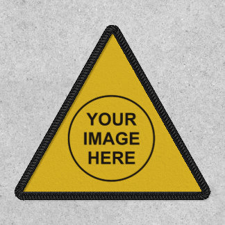 Custom Warning Triangle Sign Patch
