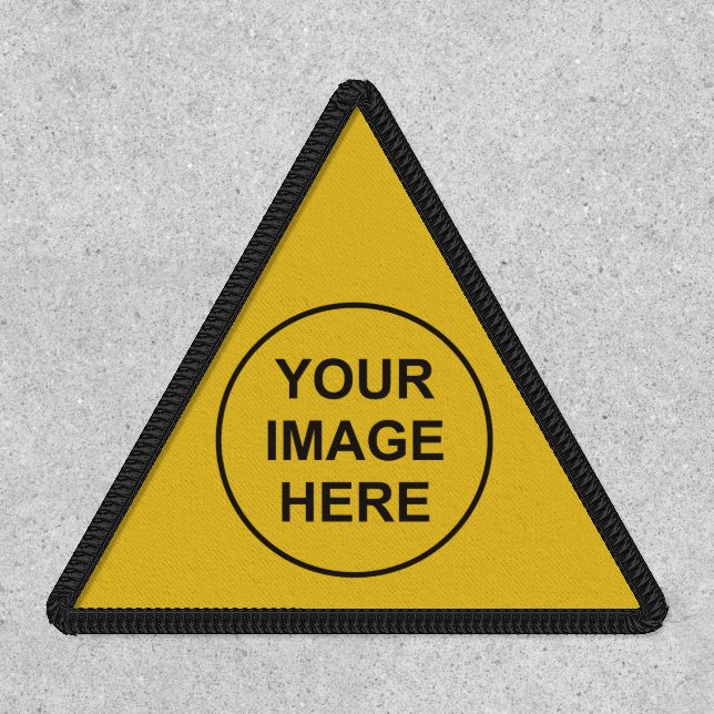 Custom Warning Triangle Sign Patch (Front)