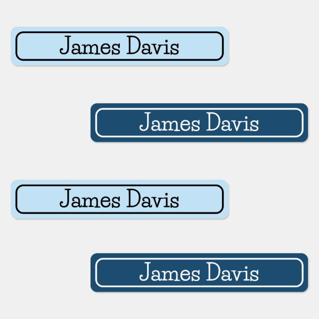 Custom Washable School Clothing Labels for Boys (Group)