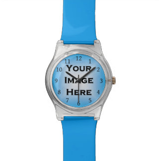 Custom Watch With Thin Black Numbers