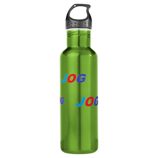 Custom Water Bottle (18 oz), Stainless Steel-24oz (Front)