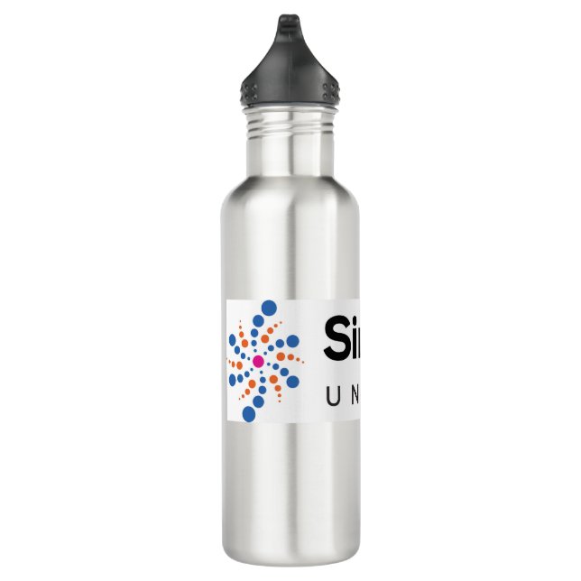 Custom Water Bottle (24 oz), Stainless Steel (Right)