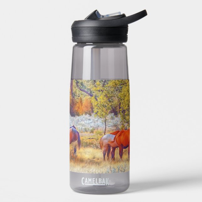 Custom Water Bottle: CamelBak Eddy® Wild Horses Water Bottle (Left)