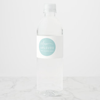 Custom Water Bottle label