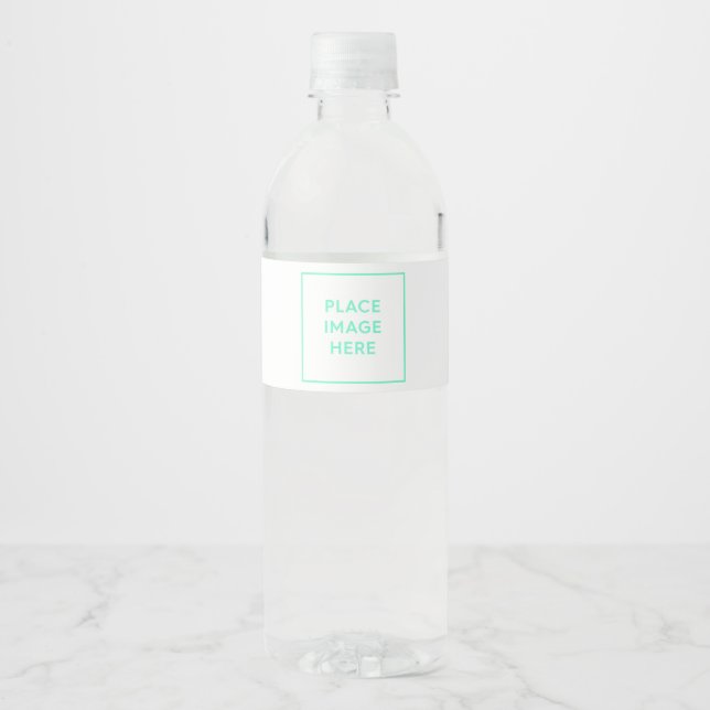 Custom Water Bottle Label (8.25" x 1.75") (Front)