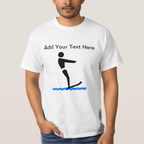 Custom Water Skiing T_Shirt