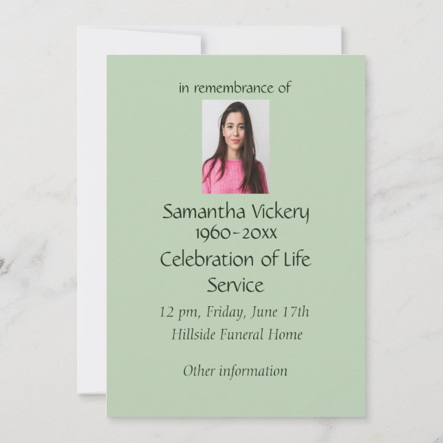 Custom Watercolor Butterfly Garden Flowers Invitation (Back)