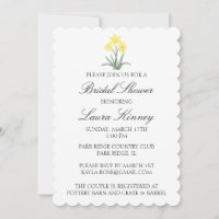 Custom Watercolor Daffodil