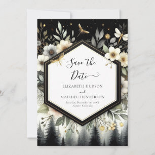  Custom Watercolor Enchanted Forest Wedding Save The Date
