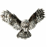 Custom Watercolor Great Grey Owl Bird, Animal Cutout<br><div class="desc">Custom Watercolor Great Grey Owl Bird,  Animal</div>