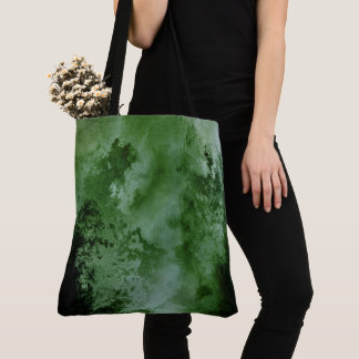 Custom Watercolor Grunge Black Corners Texture Tote Bag