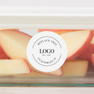 Custom Waterproof Company logo  Labels