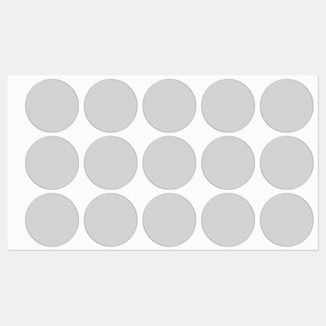 Custom Waterproof Logo Circle Labels (Sheet)