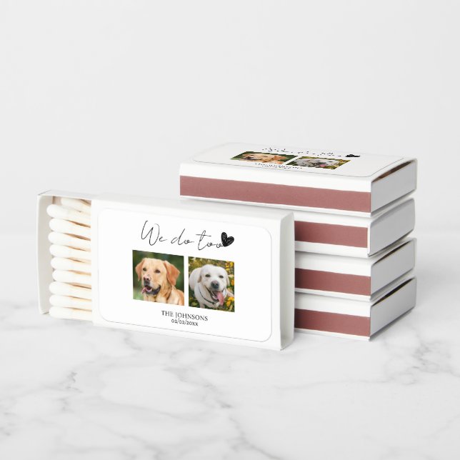 Custom we do too pet wedding matchboxes (Stacked)