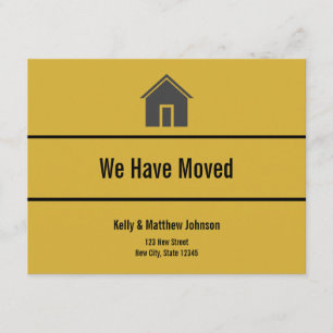 Custom 'We Have Moved' Moving Announcement