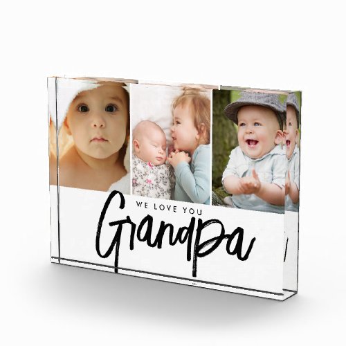 Custom We love you Grandpa Grandchildren photos