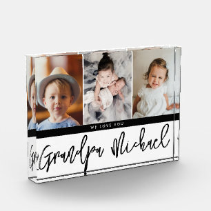Custom We love you grandpa photos