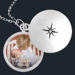 Custom We love you Mommy Personalized Photo Locket Necklace<br><div class="desc">Perfect for mommy,  customize this locket with her children's photo and a special message. Personalized this locket,  a beautiful gift and keepsake.</div>