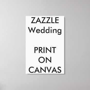 Custom Wedding 24"x36" Canvas Photo Print Wall Art by TheWeddingCollection at Zazzle