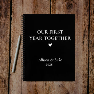 Custom Wedding & Anniversary Gift for Couples Notebook