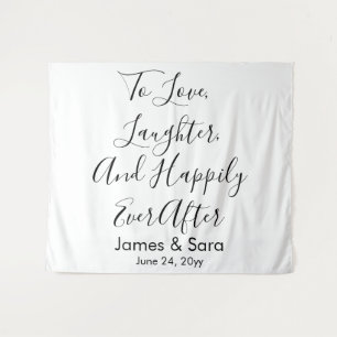 Custom Wedding Backdrop Chic Reception Photo Booth