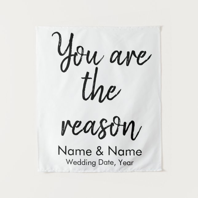 Custom Wedding Backdrop for Reception on a budget (Front)