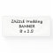 Custom Wedding Banner 8' x 2.5'