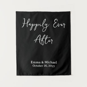 Custom Wedding Banner Personalized Ceremony Sign Tapestry