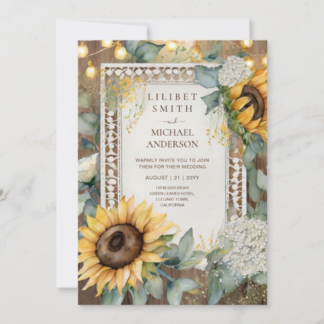 Custom Wedding Birthday Baby Shower Retirement Invitation (Front)