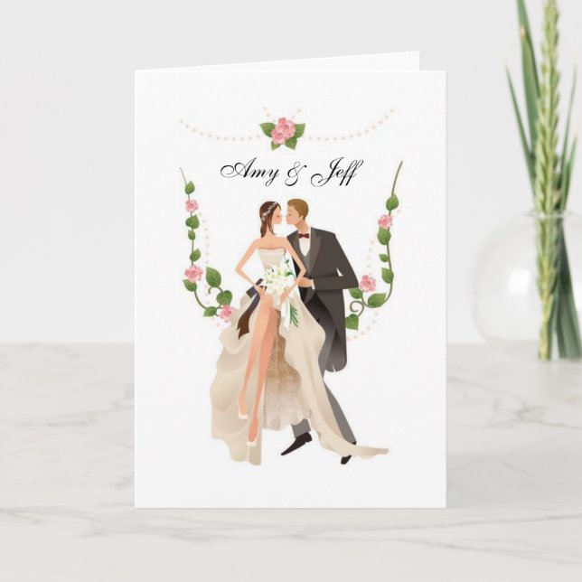 Custom Wedding Card (Front)
