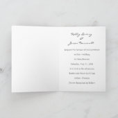 Custom Wedding Caricature Invitation Card (Inside)