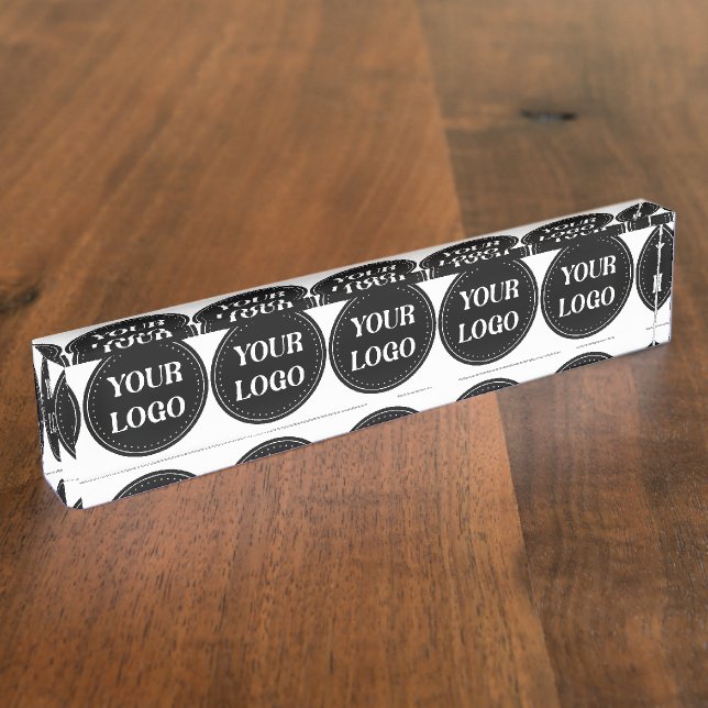 Custom Wedding, Elegant, Anniversary Gifts Desk Name Plate (Side)