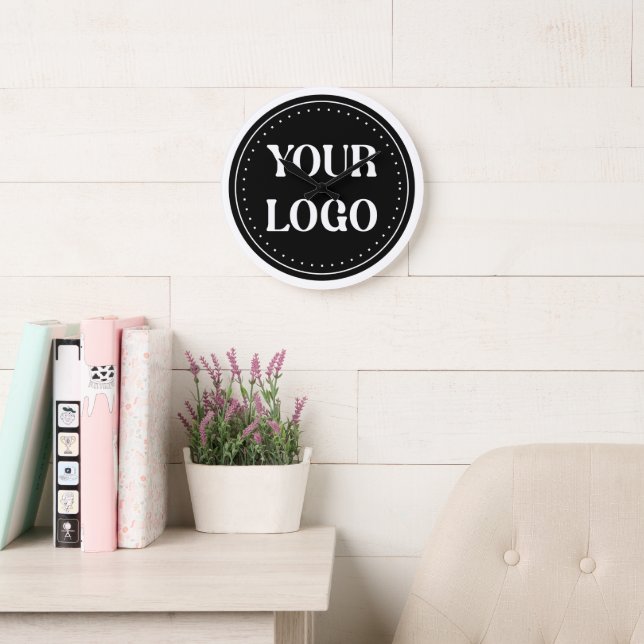 Custom Wedding, Elegant, Anniversary Gifts Large Clock (Reading Room)