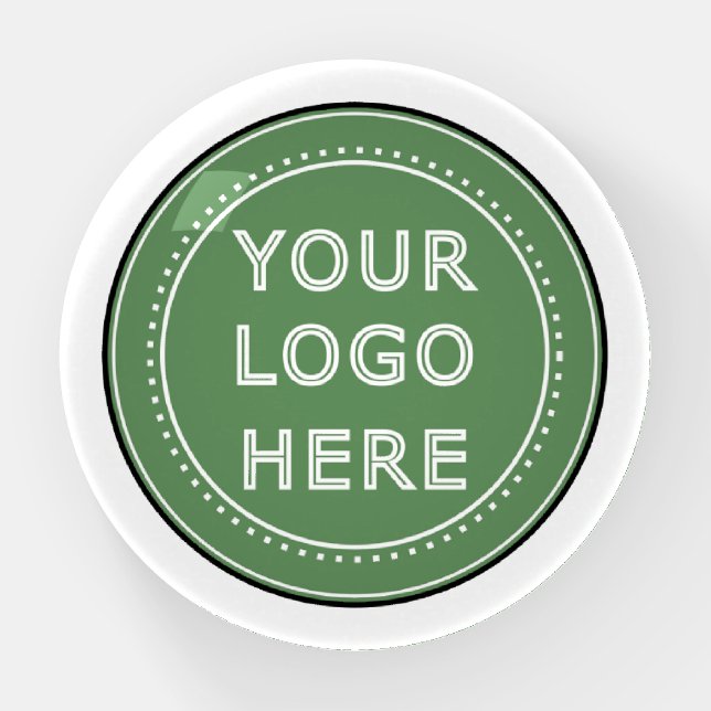 Custom Wedding, Elegant, Anniversary Gifts Paperweight (Front)