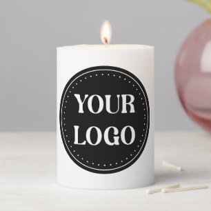 Custom Wedding, Elegant, Anniversary Gifts Pillar Candle